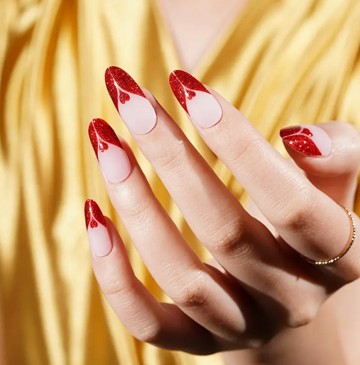 Semi-Cured Gel Nail Wraps Love Struck