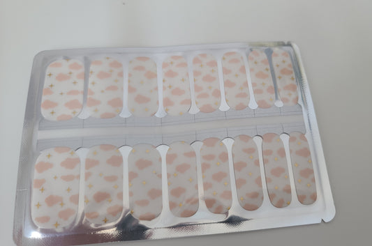 Dark Gray Pink Clouds