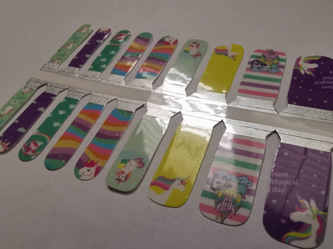 Dim Gray Rainbow Unicorn with Castle