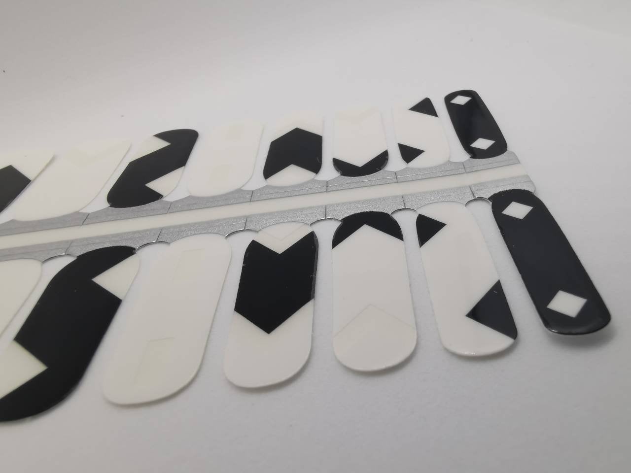 Gray Black and White