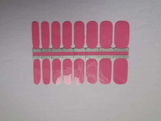 Dark Gray Bubble Gum Pink Solid Color