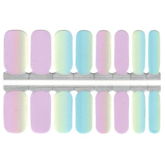 Thistle Neon Green and Teal with Pink Purple Ombre Gradient