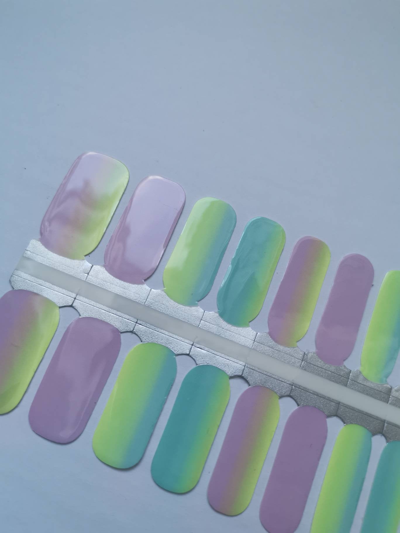 Dark Gray Neon Green and Teal with Pink Purple Ombre Gradient