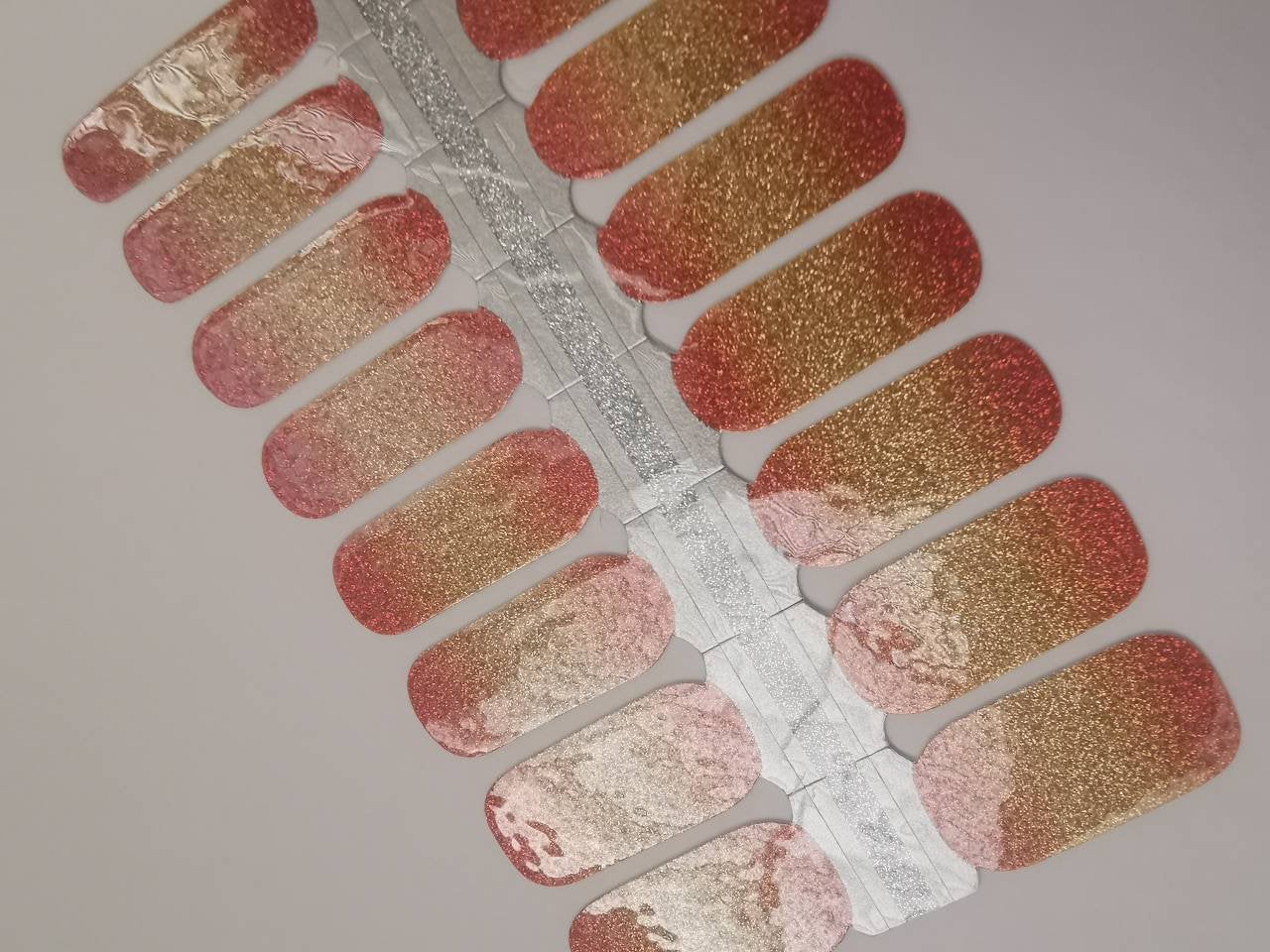 Dark Gray Orange Gold