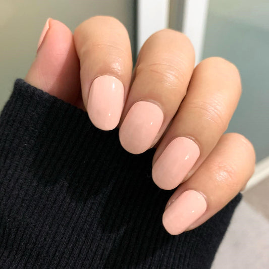 Black Nude Light Pink Solid Color