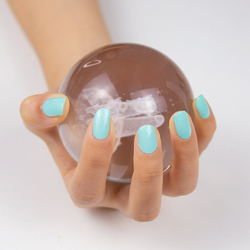 Semi-Cured Gel Nail Wraps Seafoam Green