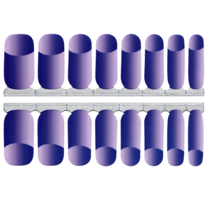 Optical Illusion Navy and Lilac Purple Ombre Gradient