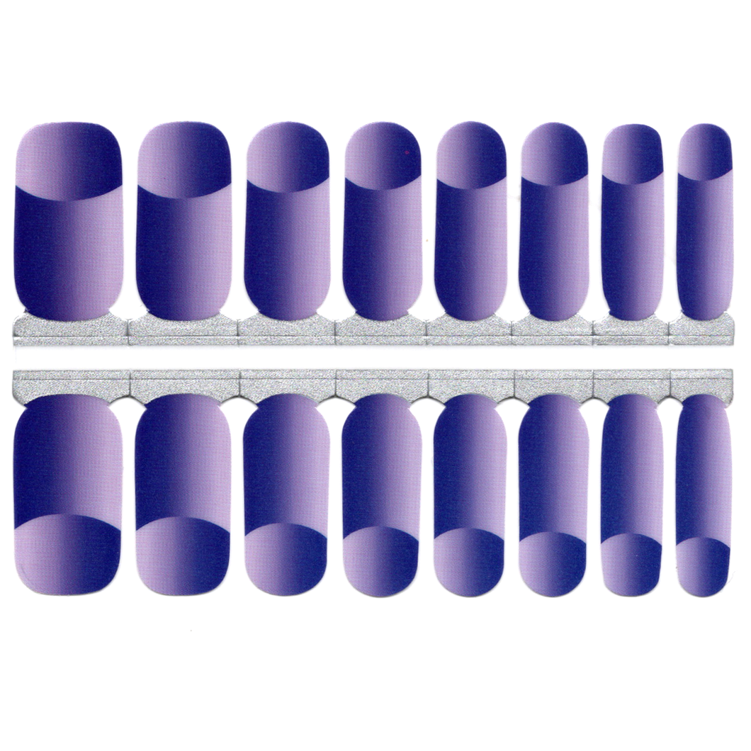 Dégradé ombré bleu marine et lilas violet illusion d'optique