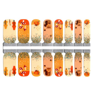 Citrouilles à carreaux d'automne rouge foncé, orange et beige pêche avec paillettes dorées