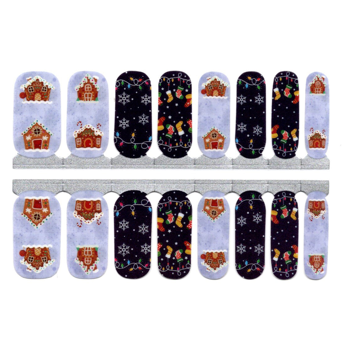 Gingerbread House Christmas Lights Stockings