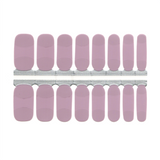 Mauve Pink Matte French Manicure Glossy Tip