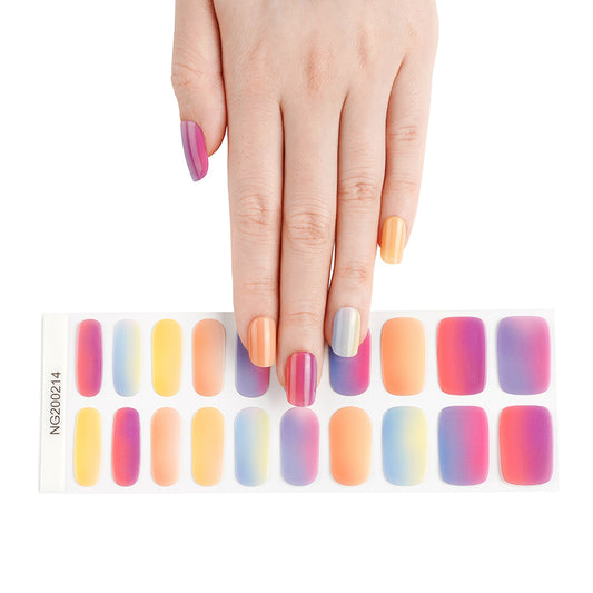 Semi-Cured Gel Nail Wraps - Summer Aura