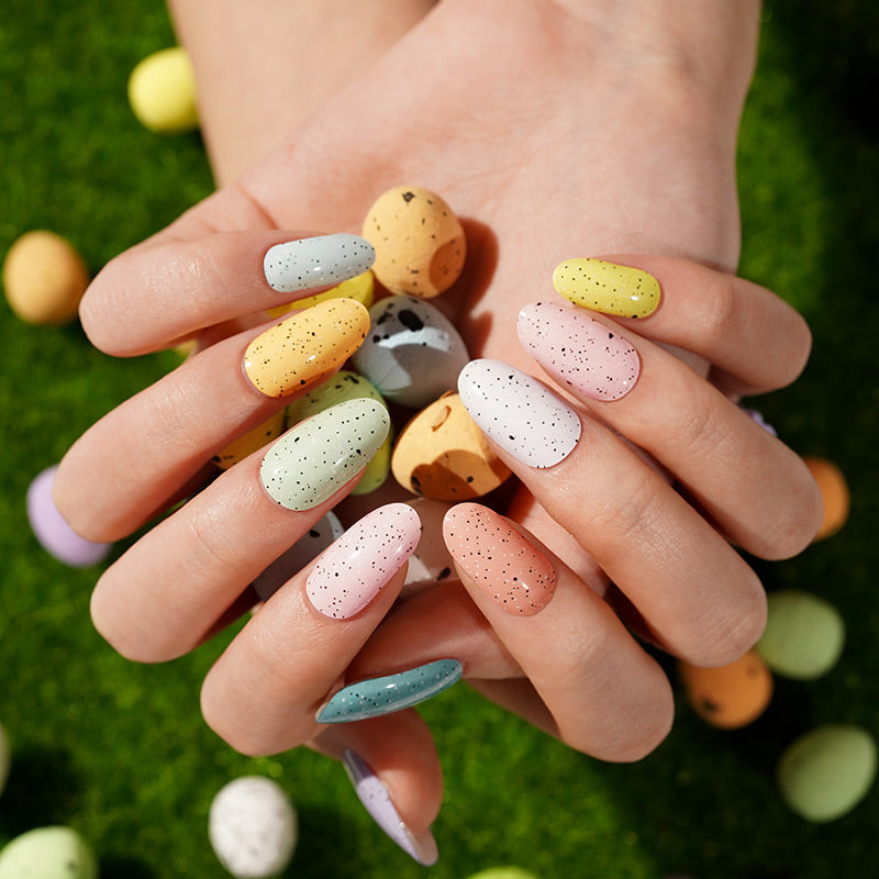 Semi-Cured Gel Nail Wraps - Speckle Party