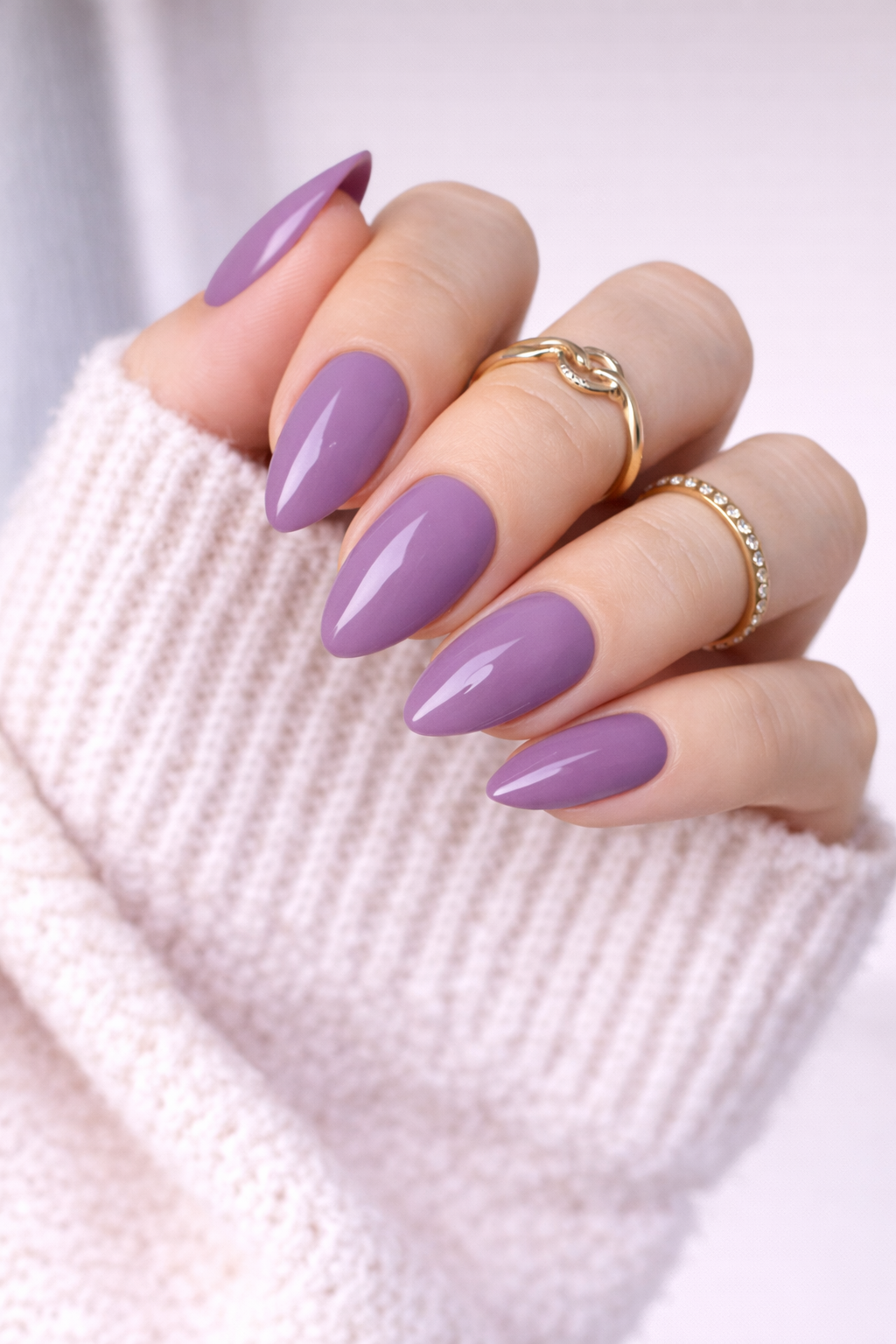 Lavender Blush Purple Solid Color