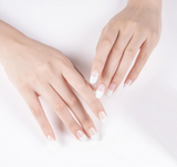 Semi-Cured Gel Nail Wraps White French Manicure