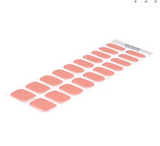 Semi-Cured Gel Nail Wraps Creamy Coral Solid Color
