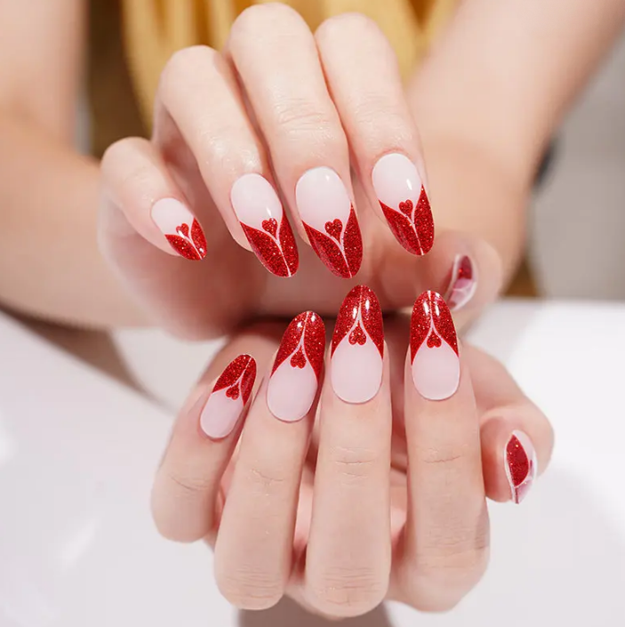 Semi-Cured Gel Nail Wraps Love Struck