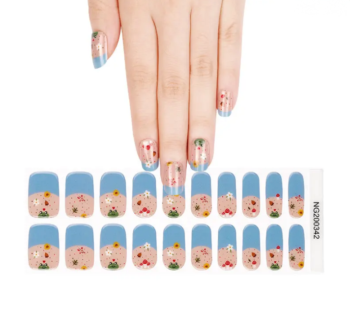 Semi-Cured Gel Nail Wraps Picnic Perfect