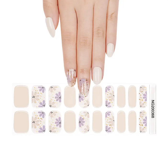 Semi-Cured Gel Nail Wraps Softly Spoken