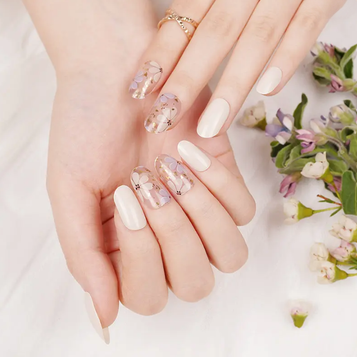 Semi-Cured Gel Nail Wraps Softly Spoken