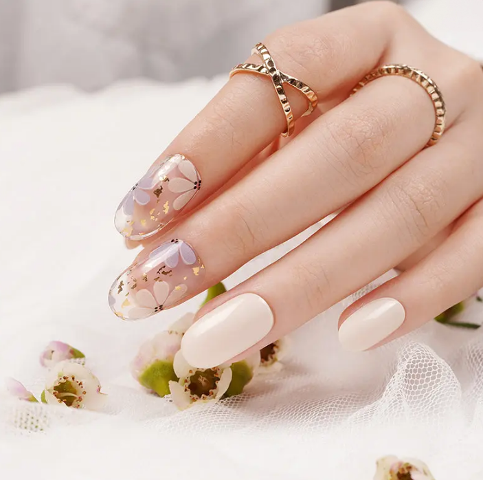 Semi-Cured Gel Nail Wraps Softly Spoken