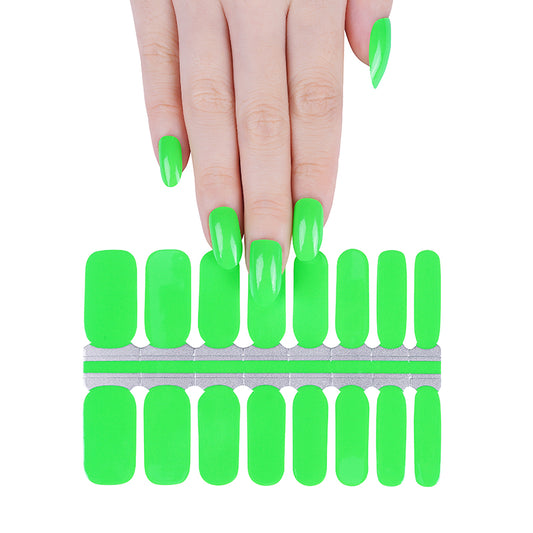 Neon Fluorescent Green Solid Color