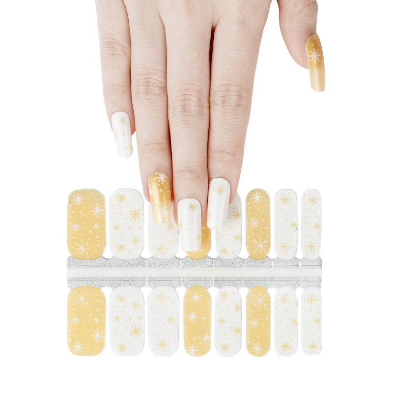 Nain de Noël bleu marine et flocons de neige scintillants argentés avec motif à carreaux