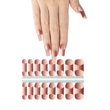 Illusion d'optique Marron Beige Ombre