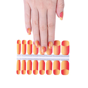 Optical Illusion Orange Ombre Gradient