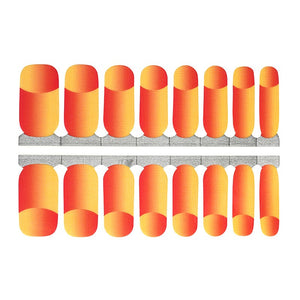 Optical Illusion Orange Ombre Gradient