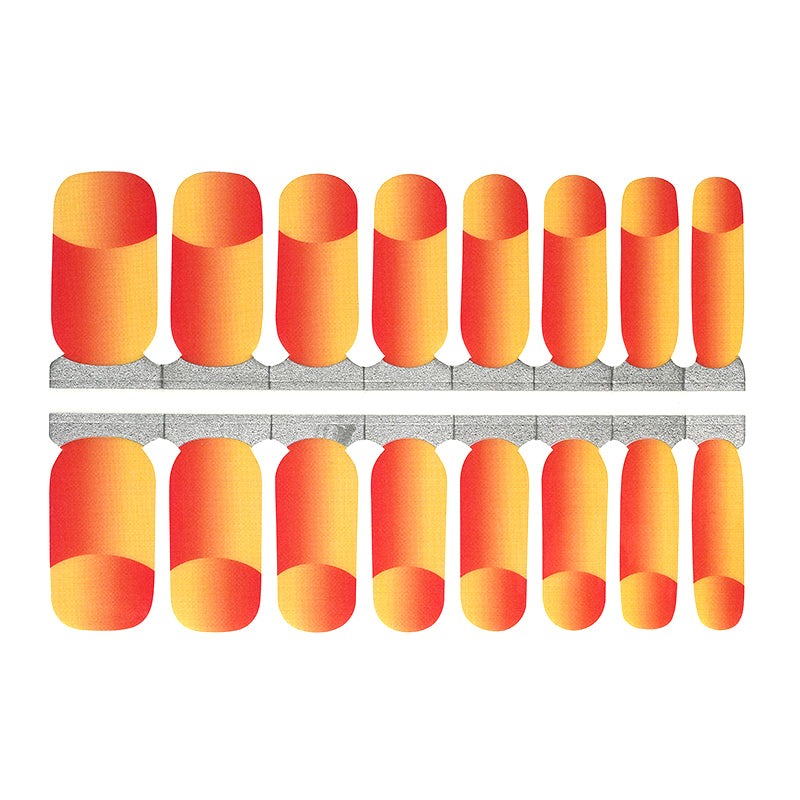 Optical Illusion Orange Ombre Gradient