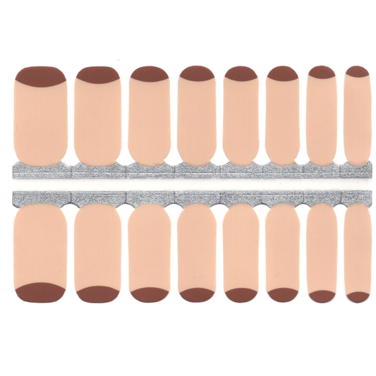 Nude Beige and Brown French