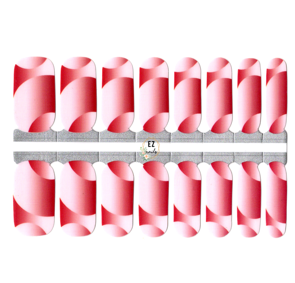 Illusion d'optique dégradé rose