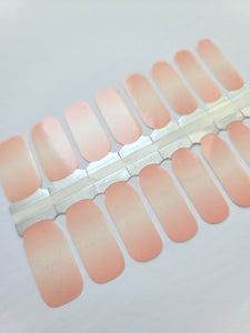 Dégradé ombré beige et blanc nu avec paillettes argentées