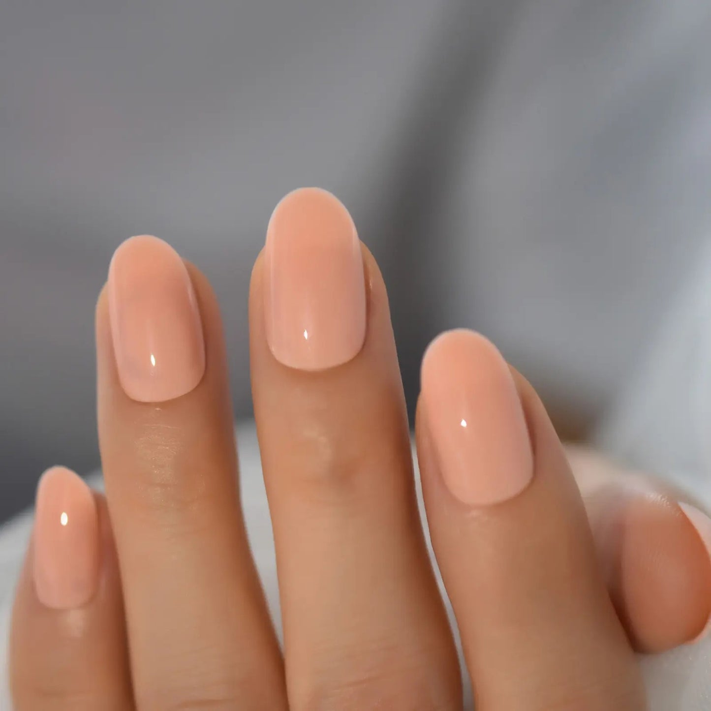 Solid Color Nude Beige Peach Cream