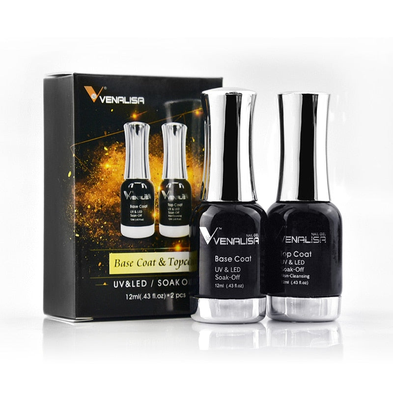 Venalisa Gel Top Coats and Base Coats - Matte, Tempered, Long Wear