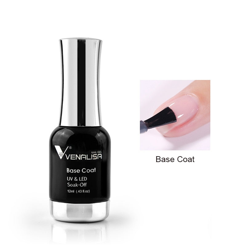 Venalisa Gel Top Coats and Base Coats - Matte, Tempered, Long Wear