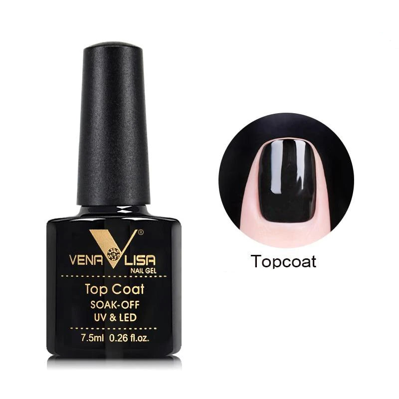 Venalisa Gel Top Coats and Base Coats - Matte, Tempered, Long Wear