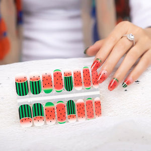 Summer Watermelon with Clear Ombre