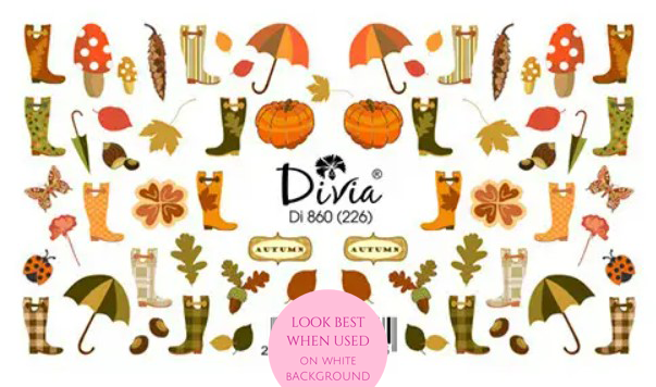 Bottes de pluie, Feuilles, Citrouilles, Parapluie Automne Automne