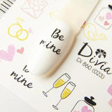 Be Mine Valentine's Day Engagement Party Pink Hearts Champagne Glasses