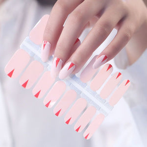 Beige nude avec triangle rouge