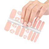 Cantaloupe Orange with White Polka Dot and Bows with Silver Glitter Accents