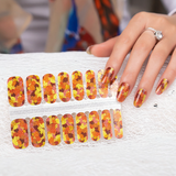 Automne Automne Orange Feuilles Sparkle Glitter