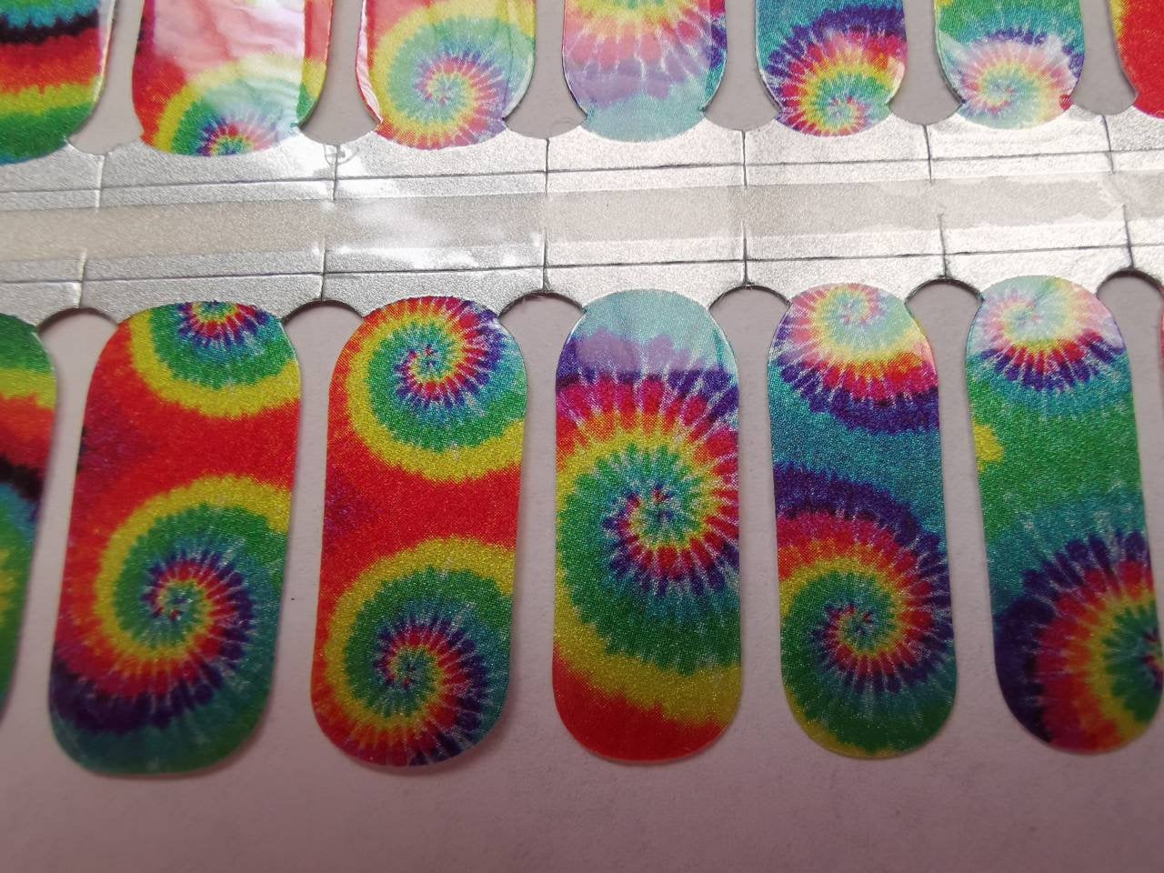 Tie Dye Funky Rainbow Swirls Design