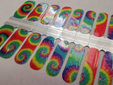 Tie Dye Funky Rainbow Swirls Design