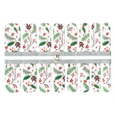 Branches et feuilles de gui d'arbre de Noël paillettes vertes