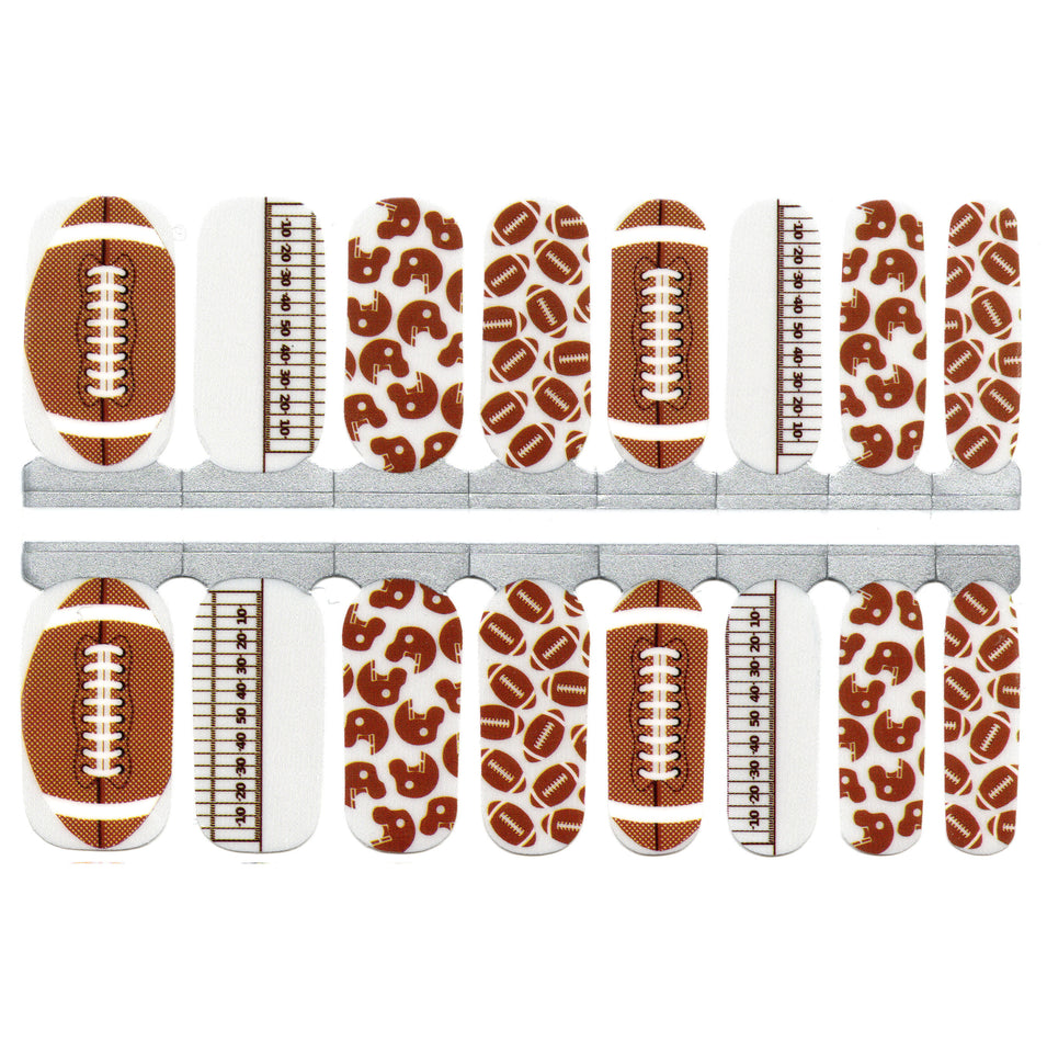 Superbowl American Football Brown and White