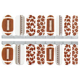 Superbowl American Football Brown and White