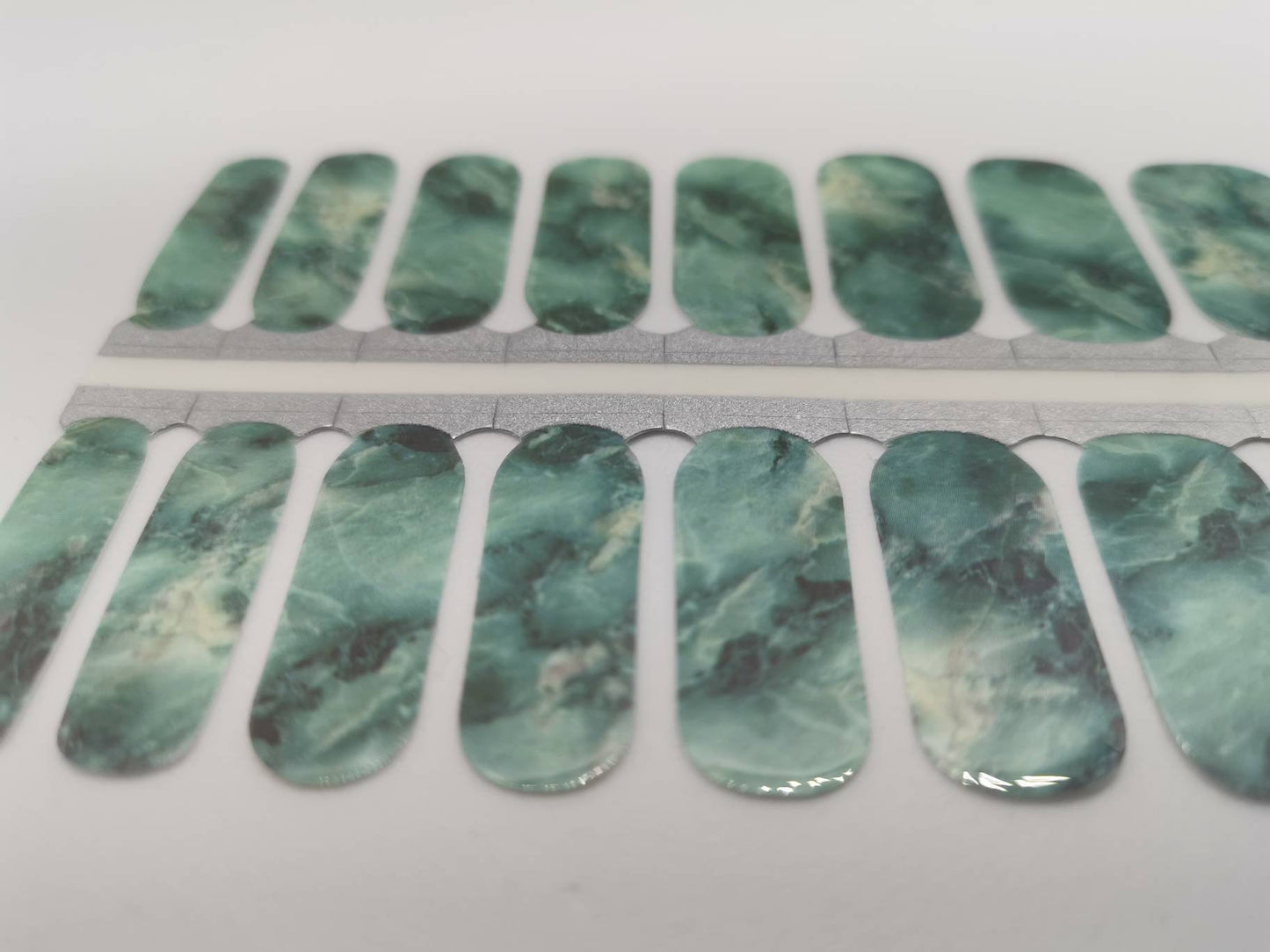 Teal and Aqua Green Marble